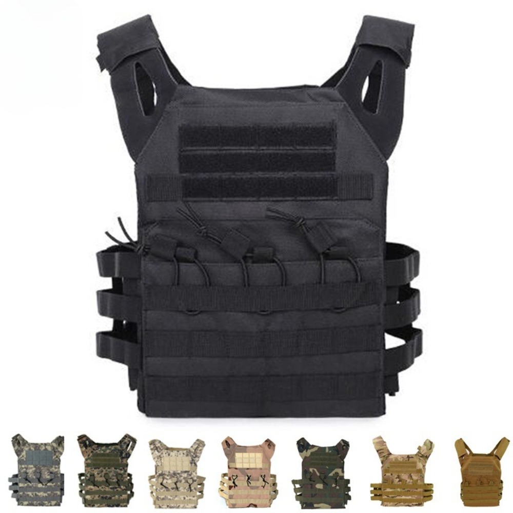 Crossfit Weight Vest - Taktische Nylon-Weste MOLLE-Träger für Airsoft, Paintball,