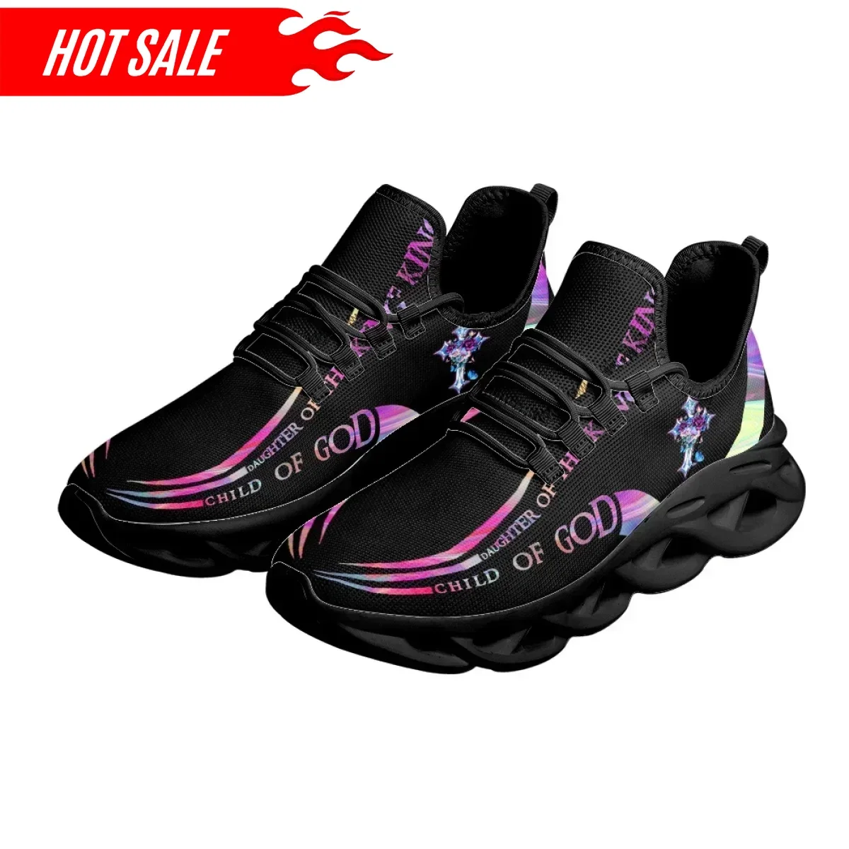 Crossfit Training - Hot Cross Christian God Print Leichte,