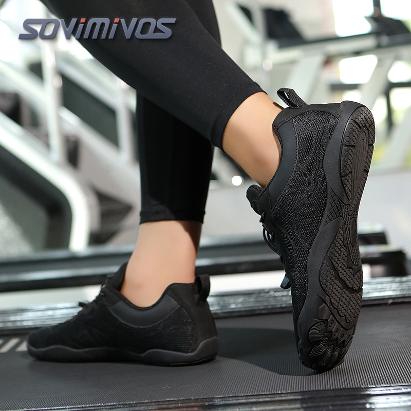 Crossfit Training - Damen- und Herren-Barfußschuhe Minimalistische Trail-Runner Breiter