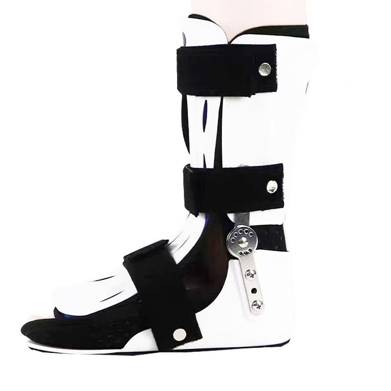 Ankle Mobility Band - Verstellbare Knöchelstütze Fußheber-Korrektor Knöchelgelenk-Varus-Valgus-Wadenfraktur-Fixierung Atmungsaktive Bein-