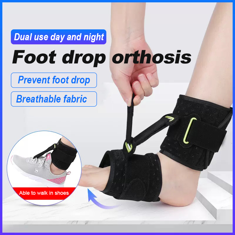 Ankle Mobility Band - Verstellbare Drop-Fußstütze, Fuß-Up-AFO-Brace, Unisex, passend für