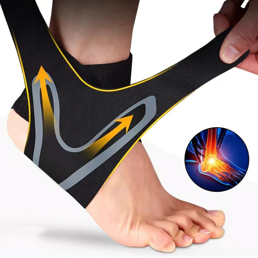 Ankle Mobility Band - WRELS Sport-Knöchelbandage, verstellbare Kompressionshülse, elastischer Fuß,