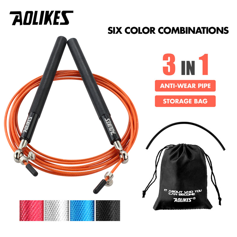Crossfit Equipment - AOLIKES 1PCS Crossfit Geschwindigkeit Springseil Professionelle