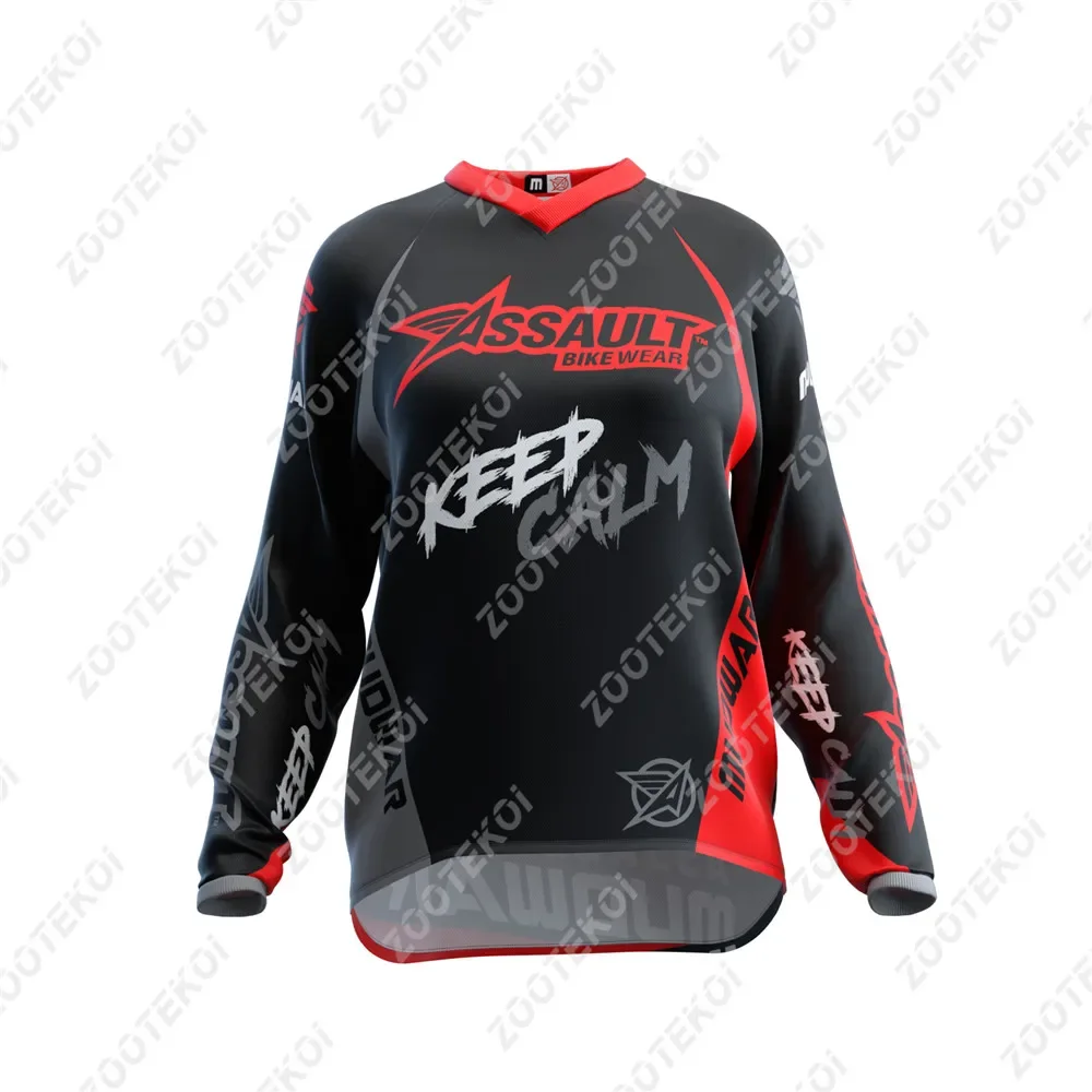 Crossfit Gear Men - Assault Bike Wear Damen Mountainbike Downhill-Trikot