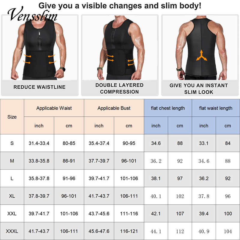 Männer Neopren Sauna Zipper Ta – Crossfit Weight Vest Bewertung und Preis