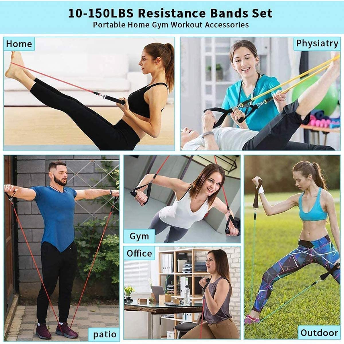 Gym Fitness Widerstandsbänder  – Crossfit Workout With Equipment Bewertung und Preis
